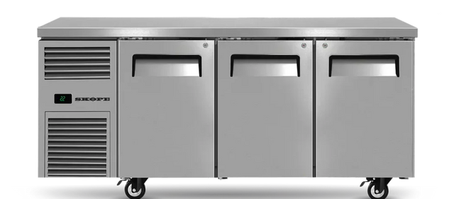 Skope RF7.UBR.3.SD | ReFlex | 3 Solid Door | Underbench GN 1/1 | Compatible Fridge | Fridge | Underbench Fridge