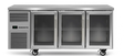 Skope RF7.UBR.3.GD | ReFlex | 3 Glass Door | Underbench GN 1/1 | Compatible Fridge | Fridge | Underbench Fridge