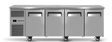 Skope RF7.UBR.4.SD | ReFlex | 4 Solid Door | Underbench GN 1/1 | Compatible Fridge | Fridge | Underbench Fridge