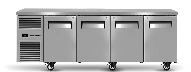 Skope RF7.UBR.4.SD | ReFlex | 4 Solid Door | Underbench GN 1/1 | Compatible Fridge | Fridge | Underbench Fridge