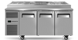 Skope RF8.PPZ.3.SD | ReFlex | 3 Solid Door | GN Compatible | Pizza Prep Refrigerator | Pizza Preparation Fridge | Pizza Prep Fridge
