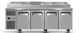 Skope RF8.PPZ.4.SD | ReFlex | 4 Solid Door | GN Compatible | Pizza Preparation Fridge | Pizza Preparation Fridge | Pizza Prep Fridg