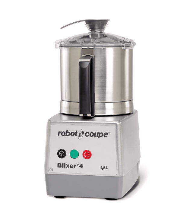 Robot Coupe Blixer 4 |  4.5L Stainless Bowl | Single Phase Motor | Vegetable Chopper | Food Processor | Commercial Food Processor 33212