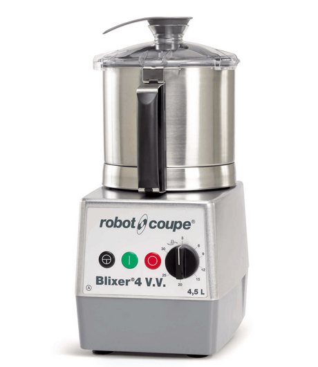 Robot Coupe Blixer 4 V.V. | 4.5L Stainless Bowl | Variable Speed | Single Phase Motor | Food Processor 33282