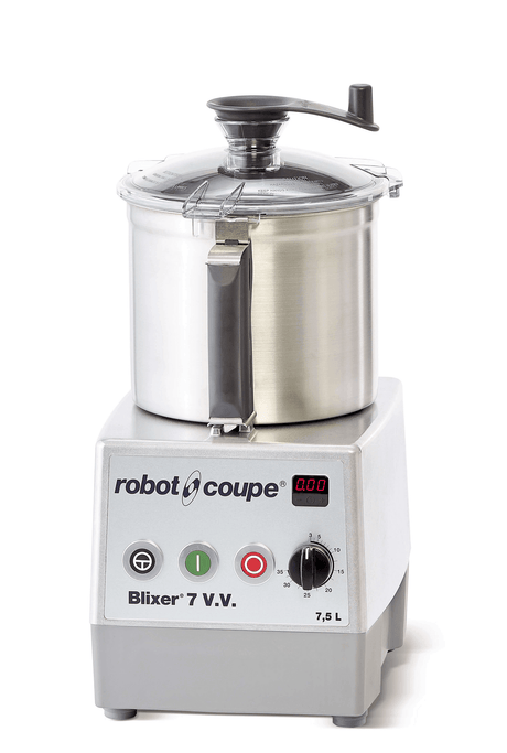 Robot Coupe Blixer 7 V.V. | Single Phase Motor | 7.5L Stainless Bowl | Variable Speed | Food Processor | Commercial Food Processor 33296M