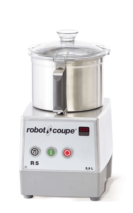 Robot Coupe R5 | Cutter Mixer | 5.9L Stainless Bowl | Single Phase Food Processor 24611M