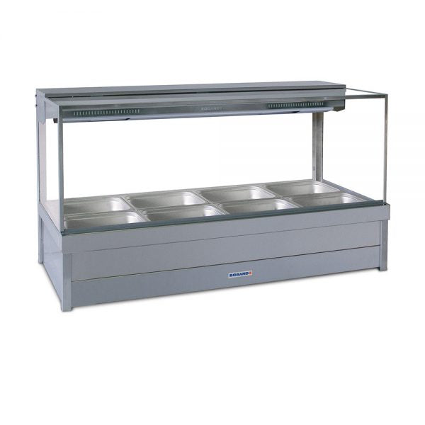 Roband S23RD Square Glass Hot Bain Marie Display