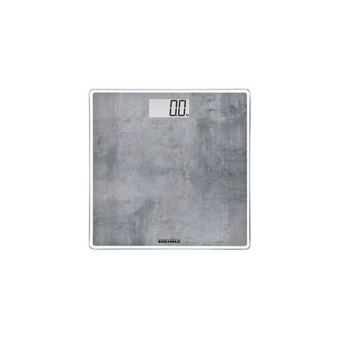 S63882 - Soehnle Style Sense Compact 300 Digi B/Scale Concrete 180Kg 