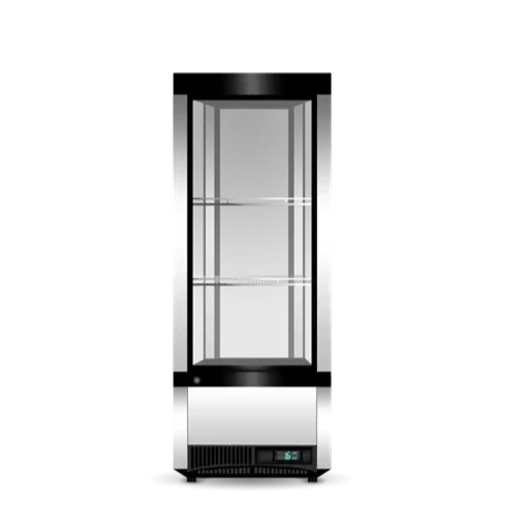 Skope SC112N-A | 4 Glass Sided | Upright Display | Storage Fridge | Commercial Upright Fridge