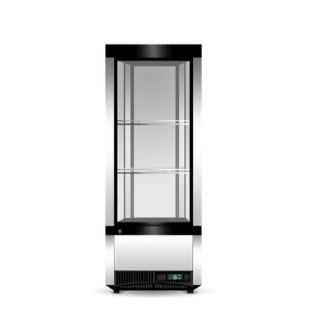Skope SC112N-A | 4 Glass Sided | Upright Display | Storage Fridge | Commercial Upright Fridge