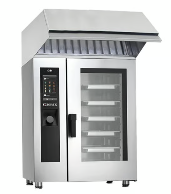 Giorik SNHE101WT.SF.H Steambox Evolution 10 X 1/1 GN wit Standard Filter and Ventless Hood Electric Combi Oven