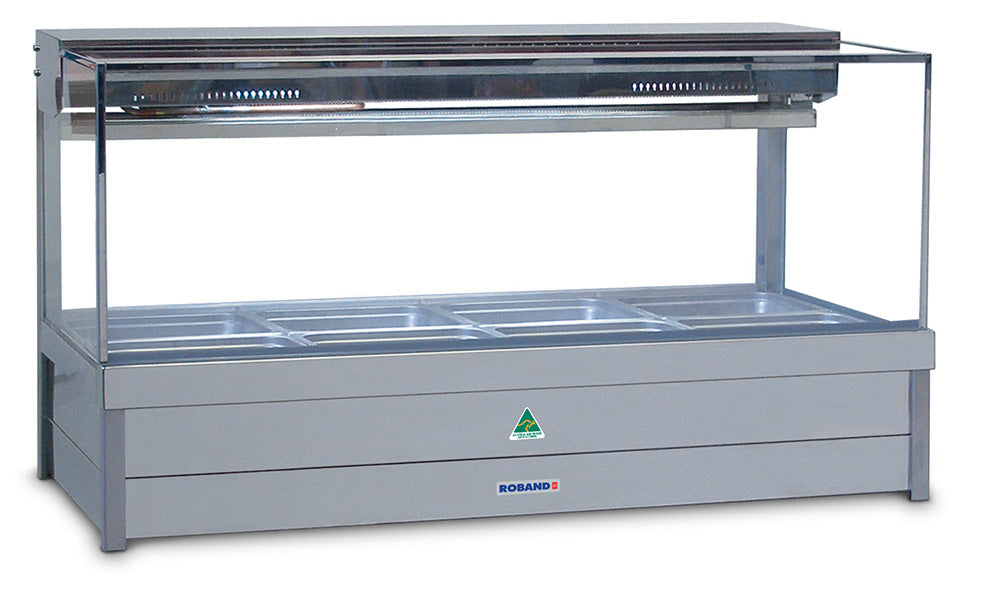 Roband SFX24RD Square Glass Refrigerated Food Bar