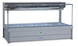Roband SFX24RD Square Glass Refrigerated Food Bar