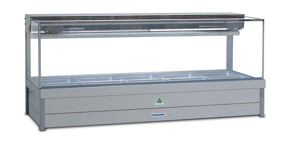 Roband SFX25RD Square Glass Refrigerated Cold Food Bar
