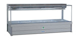 Roband SFX25RD Square Glass Refrigerated Cold Food Bar