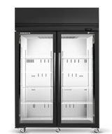 Skope SKFT1300N-A | 2 Glass Door | Upright Display | Storage Freezer | Commercial Upright Freezer