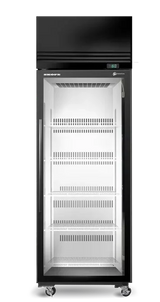 Skope 1 Glass Door Upright Display Freezer 557L