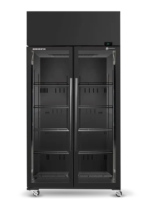 Skope 2 Glass Door Commercial Upright Display Fridge 980L