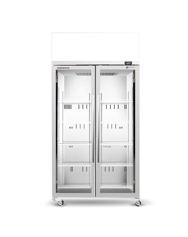 Skope ActiveCore 2 Glass Door Upright Freezer with Ice Shelf 980L