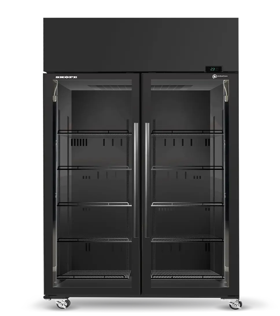 Skope 2 Glass Door Upright Display Fridge 1310L