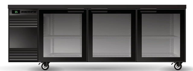 Skope SL.3.GSW | BackBar | 3 Glass Door | Swing Door | SlimLine | Fridge | Display Fridge | Commercial Fridge