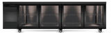 Skope SL.4.GSL.r | BackBar | 4 Glass Door | Sliding Door | SlimLine | Fridge | Display Fridge | Commercial Fridge
