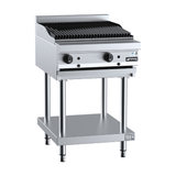 Smeg Professional SPCB6 600mm Char Broiler on Stand