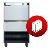 Skope SPIKA NG50 A HD DP | Self-Contained | Underbench Dice | Ice Cuber | Ice Cube Maker | with Integral Bin | and and Drain Pump