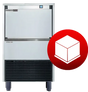 Skope SPIKA NG70 A FD DP | Self-Contained | Ice Cube Maker | Ice Maker | Full Dice | Ice Maker | with Integral Bin | and Drain Dump