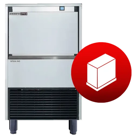 Skope SPIKA NG70 A HD | Self-Contained | Ice Cube Maker | Ice Maker | Half Dice Ice | with Integral Bin