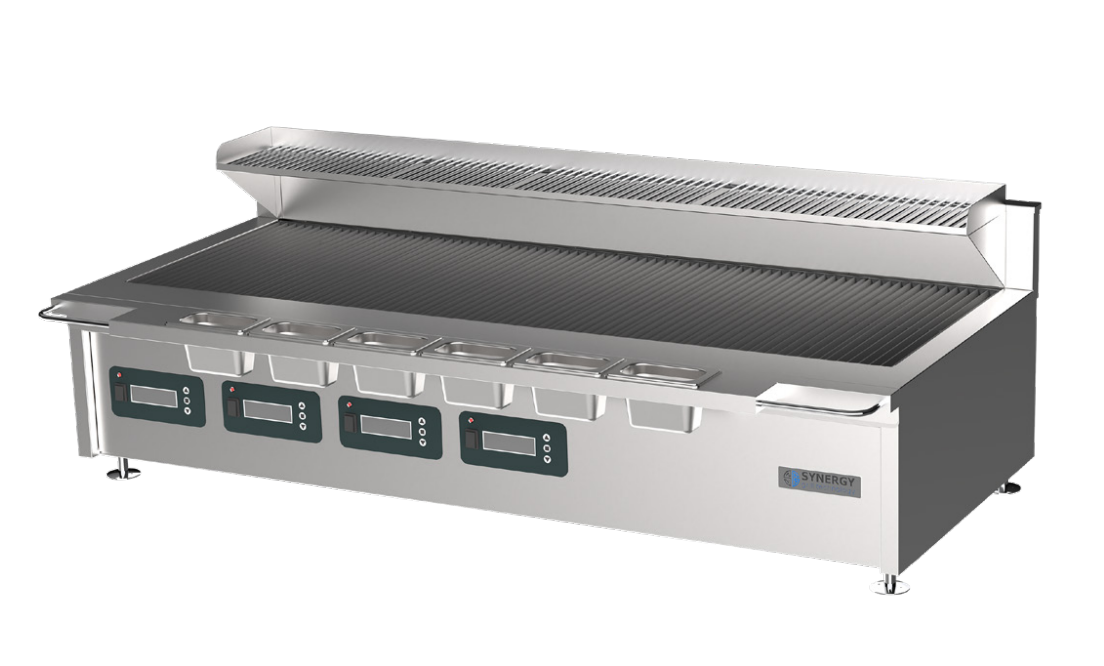 Synergy ST1700 Gas Trilogy Range 1700mm Wide Four Burner Grill Range