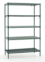 Metro PR.5T74.1860 Super Erecta PRO 18" x 60" 5 Tier Polymer Mat Shelving
