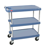 Metro ME.MY1627.34.BU "My Cart " 3 Tier Small Polymer Cart
