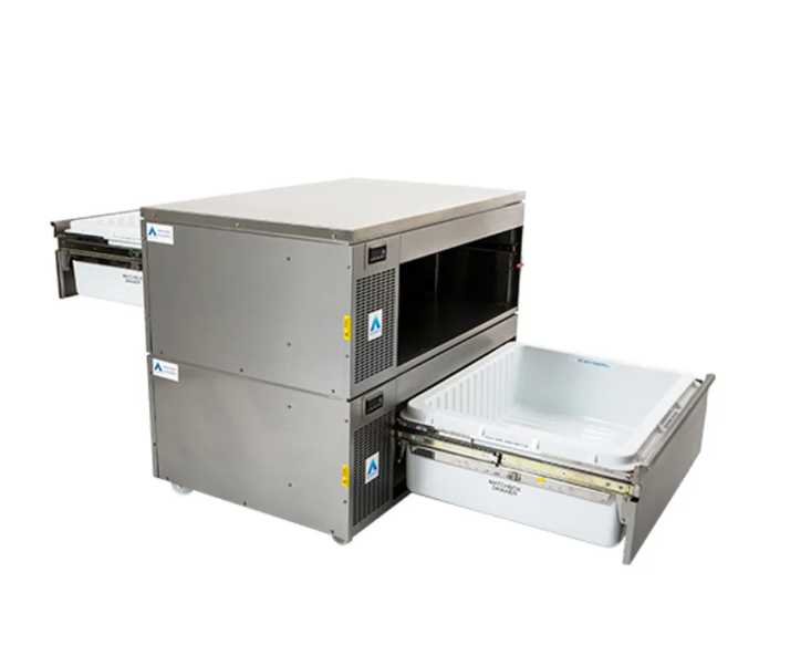 Adande VCM2.CW Matchbox System Standard Castor Solid Work Top Double Dual erature Drawer Double Drawer