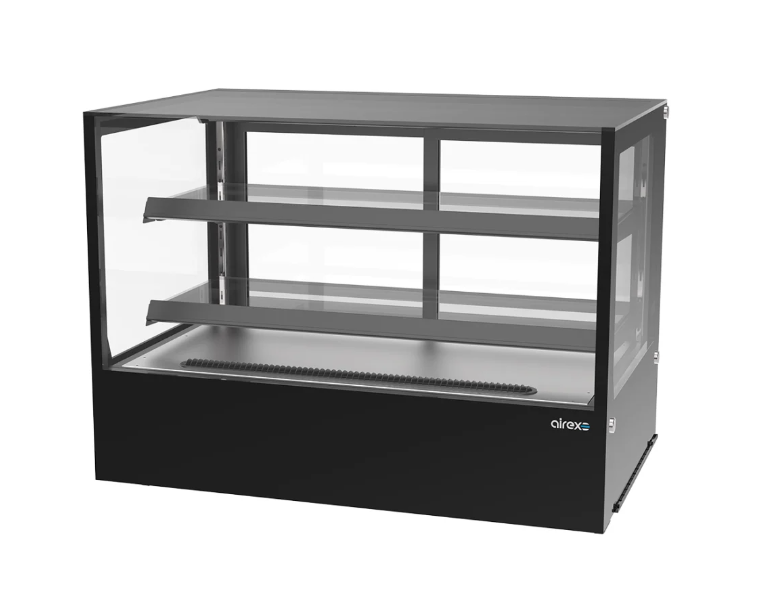 Airex AXR.FDCTSQ.09 900 Series 900mm Countertop Refrigerated Square Food Display Fridge