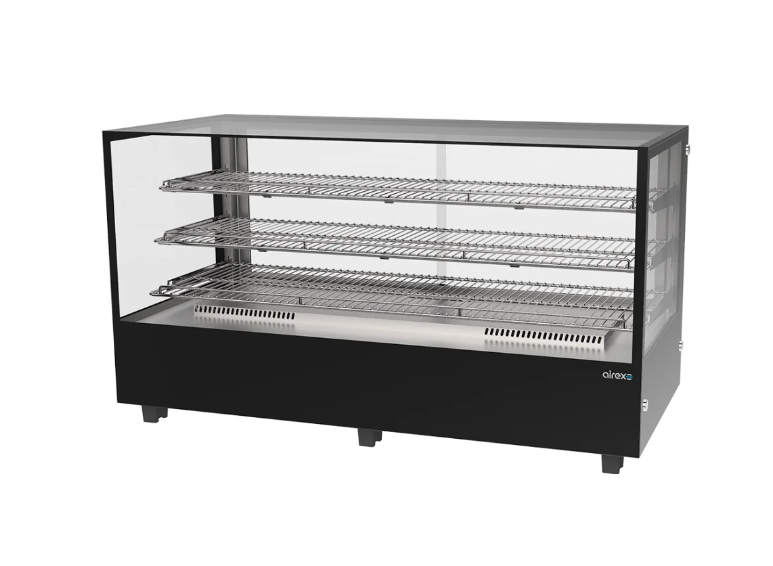 Airex AXH.FDCTSQ.12 1200 Series 1200mm Countertop Heated Square Heated Food Display