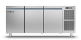 Coldline TA17/1ME SMART Refrigerated 3 Doors Counter - Top with Splashback