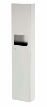3monkeez WA-PTDWR1-SM Paper Towel Dispenser With Waste Receptacle I Surface Mounted I 13.5L