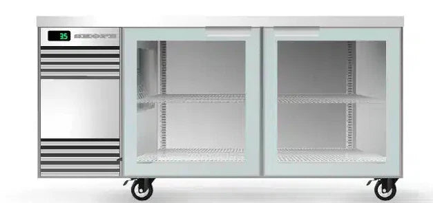 Skope SL.2.GSL-SS | BackBar | 2 Glass Door | Sliding Door | SlimLine | Fridge | Display Fridge | Commercial Fridge