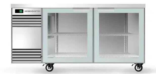 Skope SL.2.GSL-SS | BackBar | 2 Glass Door | Sliding Door | SlimLine | Fridge | Display Fridge | Commercial Fridge 