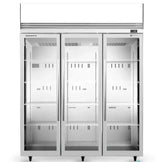 Skope TMF1500N-AC | 3 Glass Door | Upright Display | with Lit Sign | Storage Freezer | Commercial Upright Freezer
