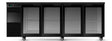 Skope BB.4.GSW.r | Remote | BackBar | 4 Glass Swing Door Fridge| Fridge | Display Fridge | Commercial Under Bench Fridge