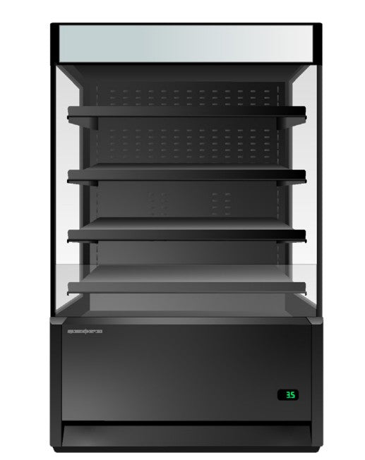 Skope OD1100N.LS.FM | Open Deck Fridge | 4 Adjustable Height Shelves | Commercial Display Fridge
