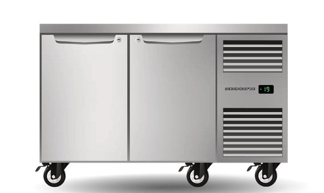 Skope PG11.UBF.2.SD.RH | ProSpec | Two Solid Door | Underbench GN1/1  | Right Hand Freezer
