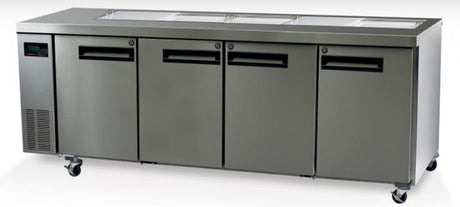 Skope PG550 Prepr | 4 Solid Door | 1/1 Preparation GN Fridge Remote | Prep Fridge Remote | Salad Preparation | Skope Prep Fridge | Fridge