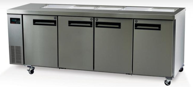 Skope PG550 Prepr | 4 Solid Door | 1/1 Preparation GN Fridge Remote | Prep Fridge Remote | Salad Preparation | Skope Prep Fridge | Fridge