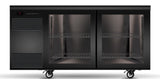 Skope SL.2.GSL.r | Remote BackBar | 2 Glass Door | Sliding Door | SlimLine | Fridge | Display Fridge | Commercial Fridge