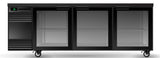Skope SlimLine 3 Glass Swing Door BackBar Display Fridge 448L