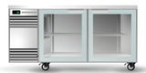 Skope BackBar 2 Glass Sliding Door Undercounter Fridge 410L
