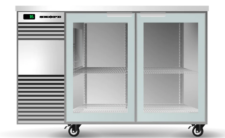 Skope BB.2.SSW-SS | BackBar | 2 Solid Swing Door | Fridge | Undercounter Fridge | BackBar Fridge | Commercial Under Bench Fridge